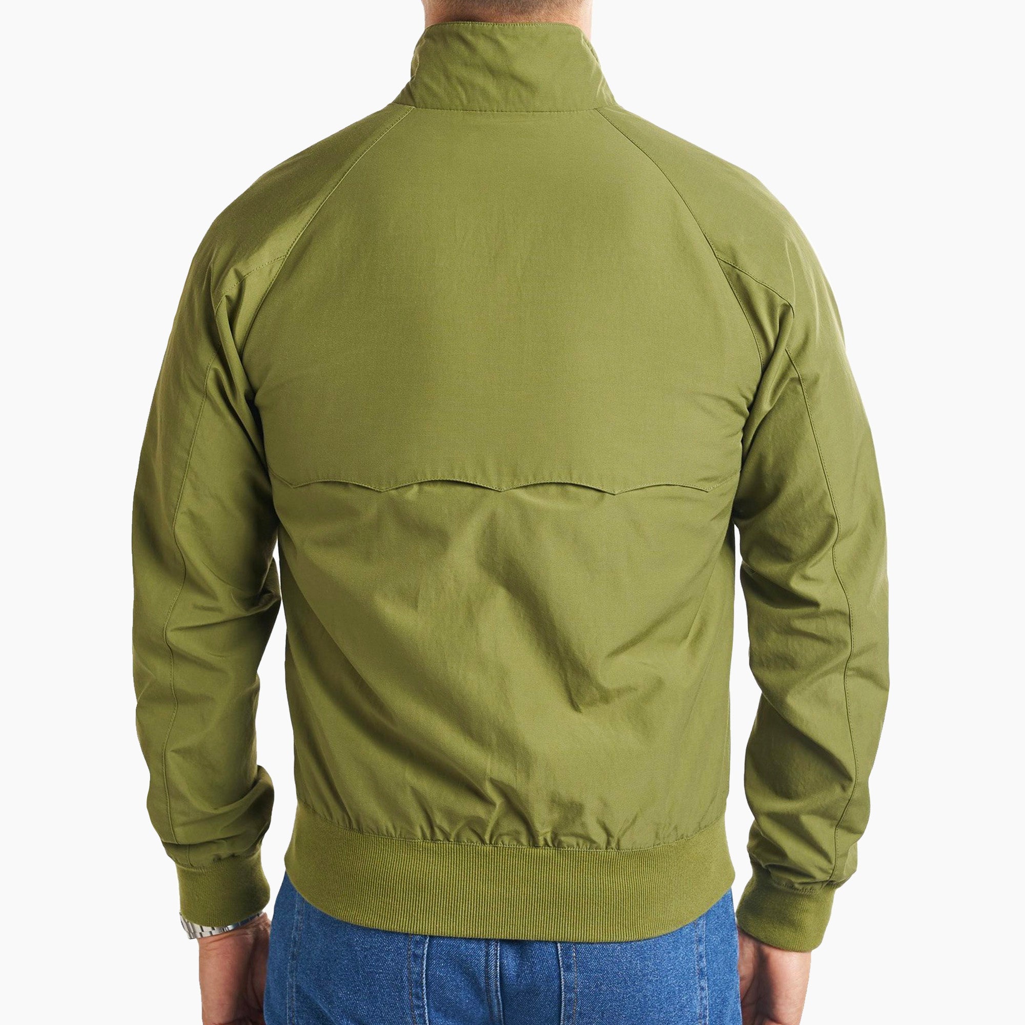 Olive Green All-Weather Harrington Jacket