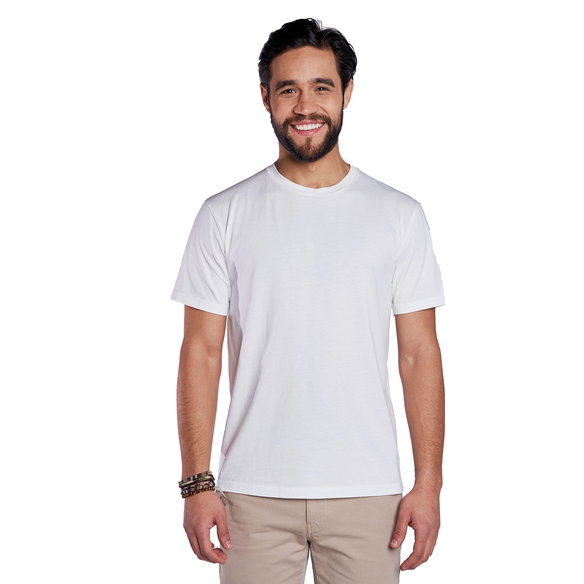 Manning T-Shirt, | Peter NYC Crew White Vintage
