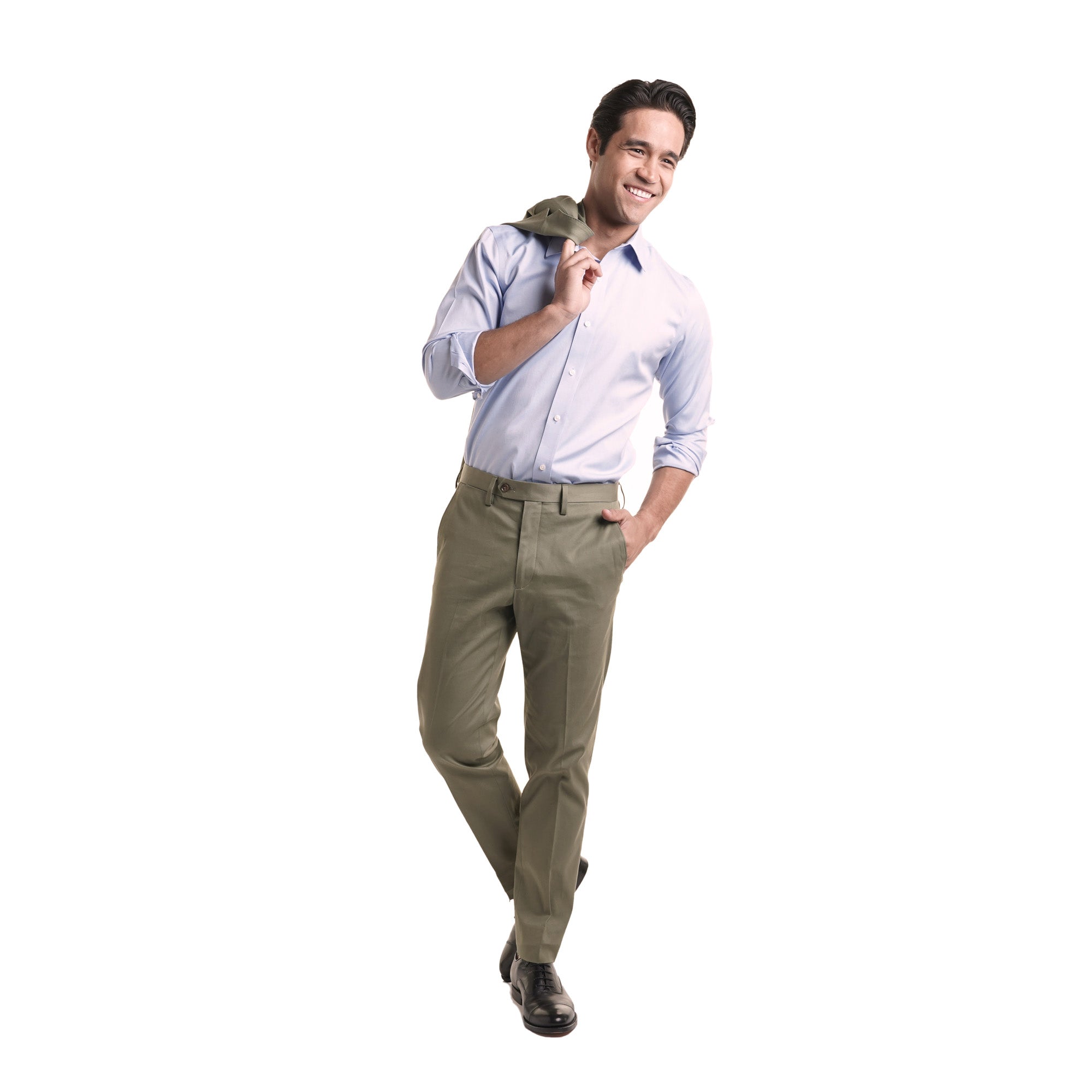 Buy online Khaki Cotton Flat Front Casual Trousers from Bottom Wear for Men  by Melon - By Pluss for ₹2500 at 50% off | 2024 Limeroad.com