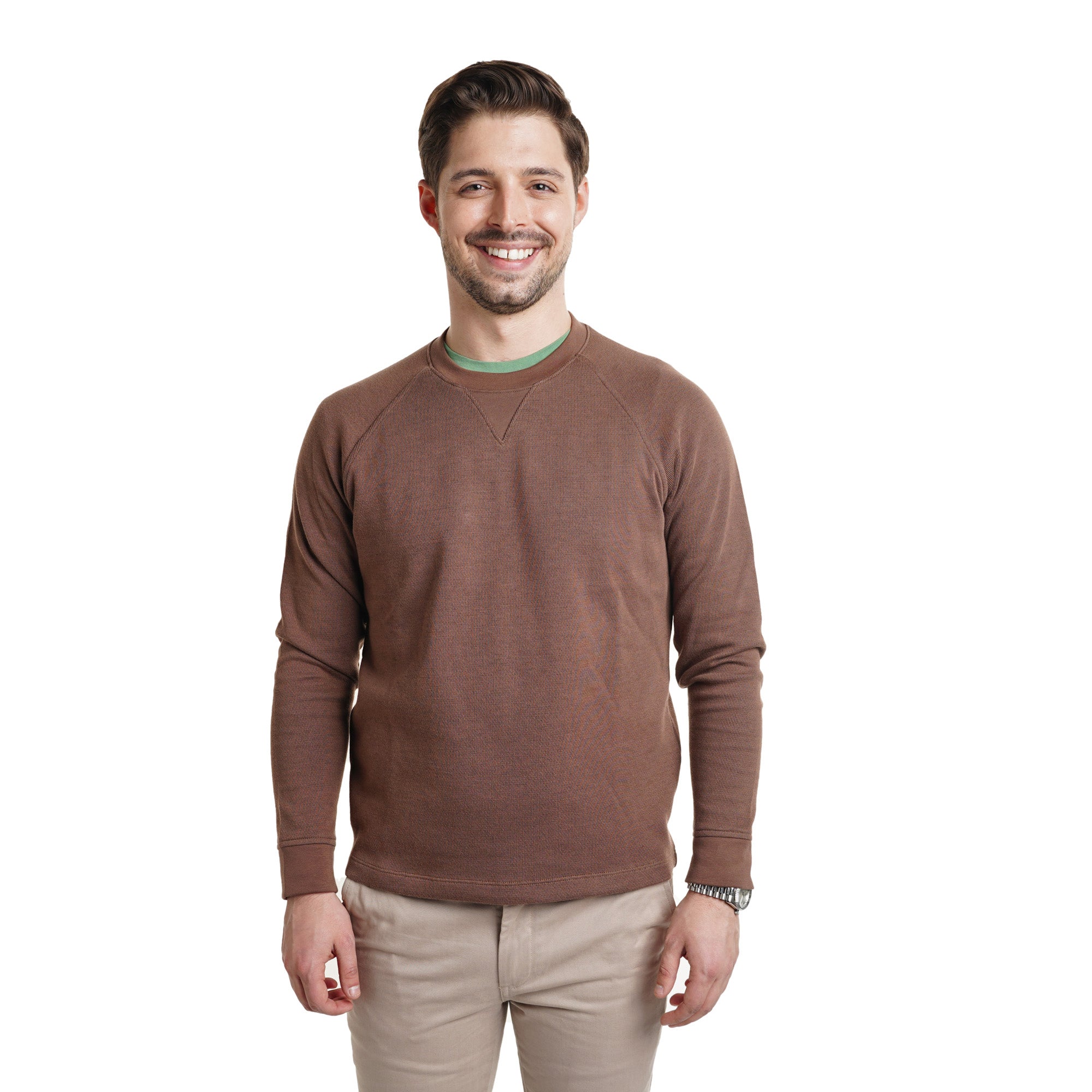 Cotton Pullovers - Brown