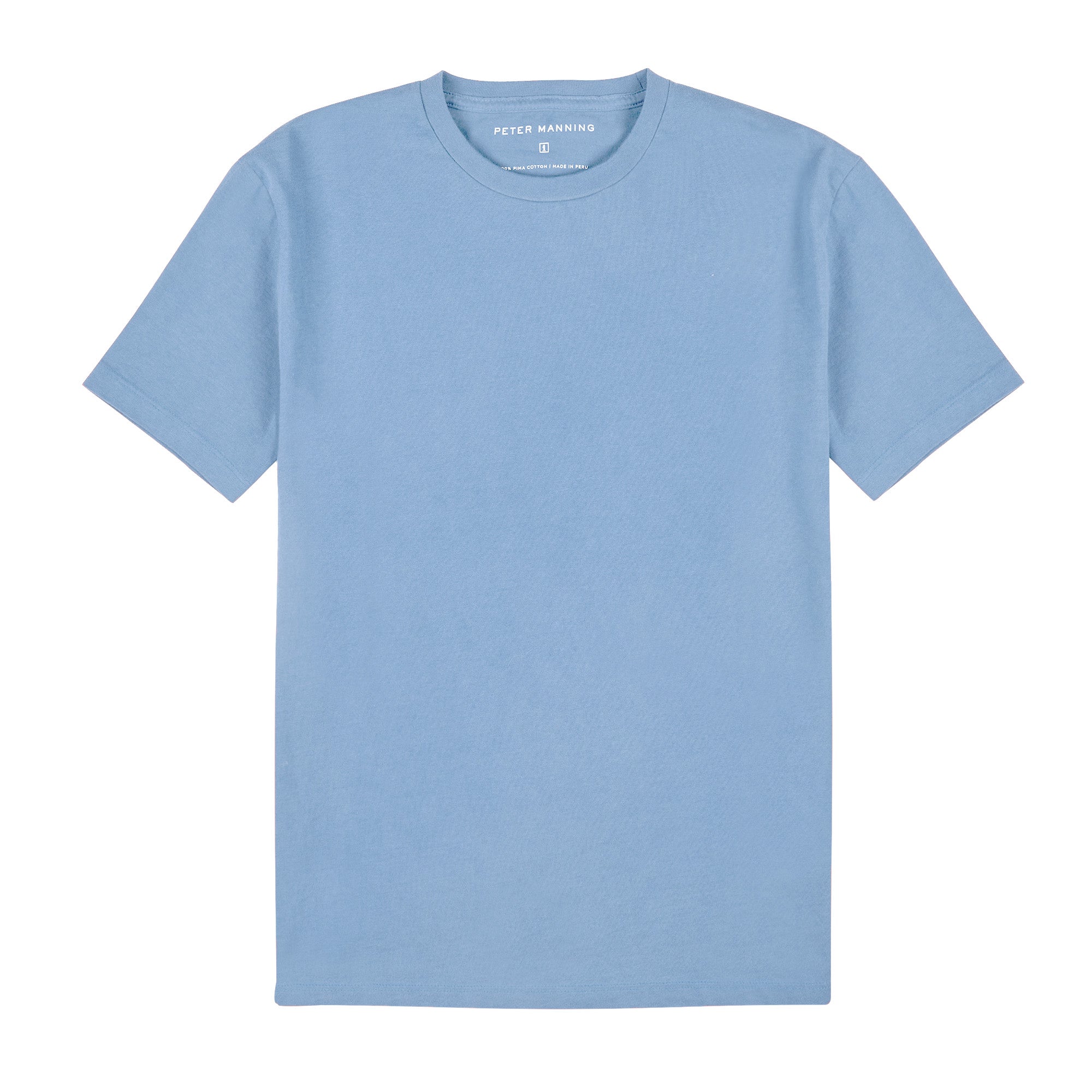 Vintage Crew T-Shirt, Pale Blue | Peter Manning NYC