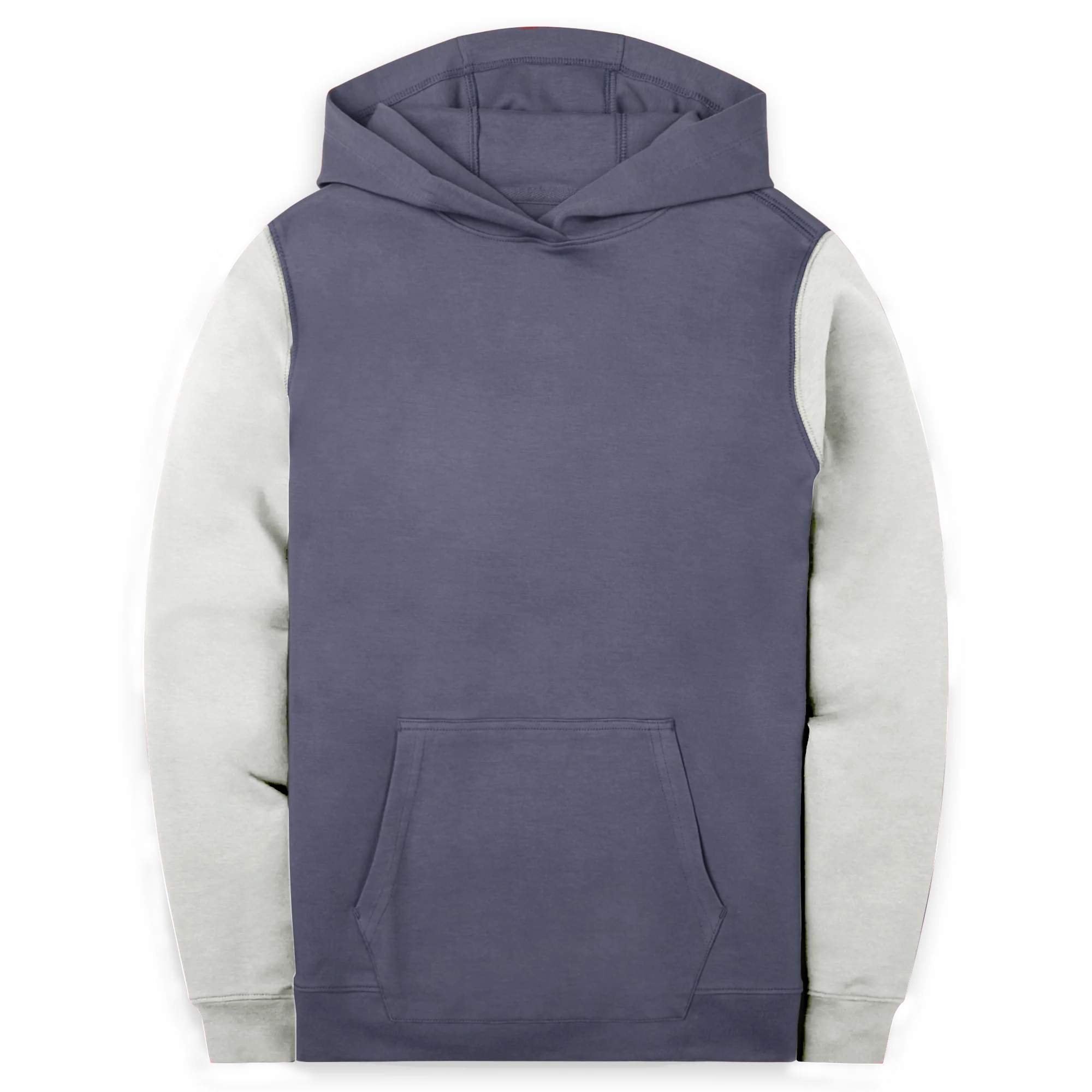 Pullover Hoodie - Washed Navy Grey